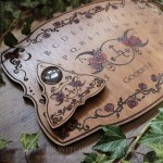 Lilith's sigil ouija board, handmade wooden talking board