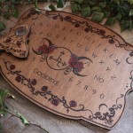 Lilith's sigil ouija board, handmade wooden talking board
