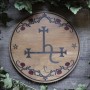 Sigil of Lilith wooden altar ornament