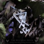 Pendentif sigil de Lucifer, sceau de Lucifer avec pierre de lune, bijou gothique et ésotérique