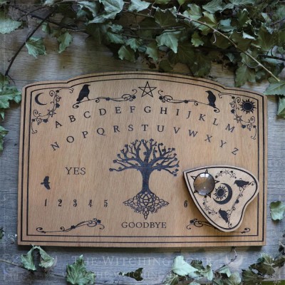 Planche ouija en bois "Raven's Wisdom"
