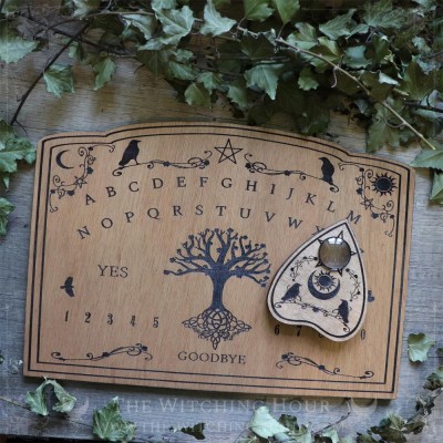 Planche ouija en bois "Raven's Wisdom"