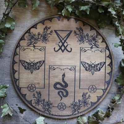 Sigil of Lucifer tarot spread board for divination