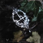 Pendentif sigil de Lilith avec pentacle et goutte noire, bijou ésotérique et gothique artisanal