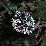 Pendentif sigil de Lilith avec pierre de lune, collier sceau de la déesse Lilith, bijou ésotérique