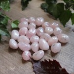 Runes artisanales en quartz rose