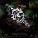 Collier triquetra elfique, bijou gothique artisanal