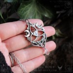 Collier triquetra elfique, bijou gothique artisanal
