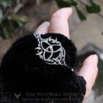 Collier triquetra elfique, bijou gothique artisanal