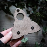 Goutte pour planche ouija sigil de Lilith en bois, outil pour le spiritisme, décoration gothique et cabinet de curiosités