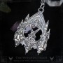 Sigil of Lucifer necklace in a gothic cathedral