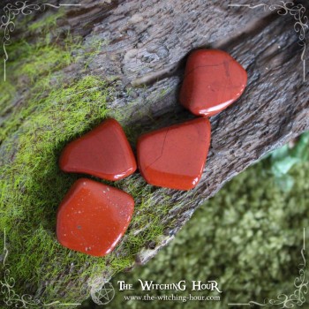 Red jasper tumble gemstone - small size
