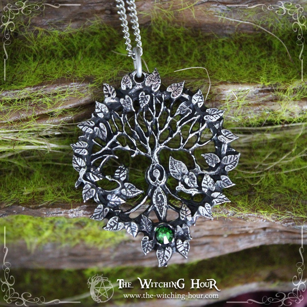 Pendentif arbre de vie et déesse mère