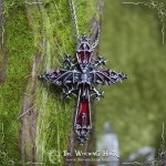 "The Fangassius" gothic cross pendant
