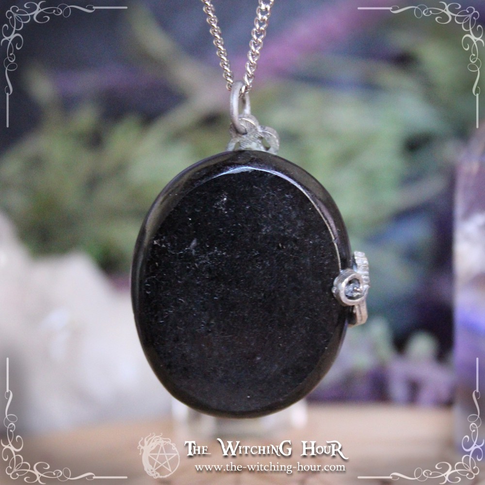 black tourmaline pendant