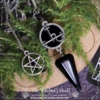 Sigil of Lilith pendulum in onyx