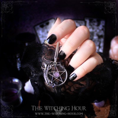 Pendentif pentacle et arbre de vie