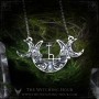 Collier Sigil de Lilith et triple lune "Night Goddess"