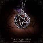 Inverted pentagram pendant