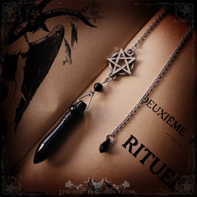 Inverted pentagram pendulum "Lucifer's eye"