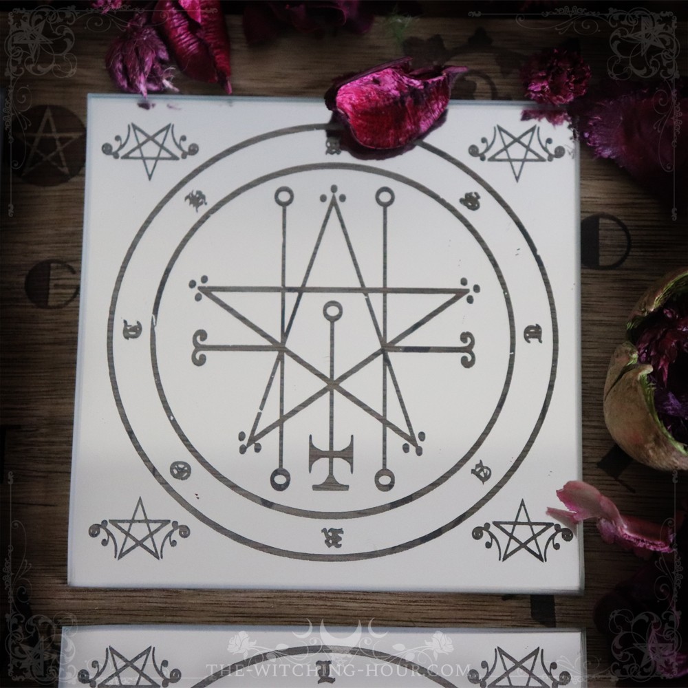 Sigil of Lucifer coasters