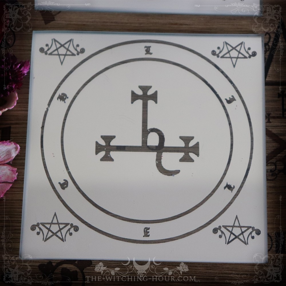 Sigil of Lucifer coasters