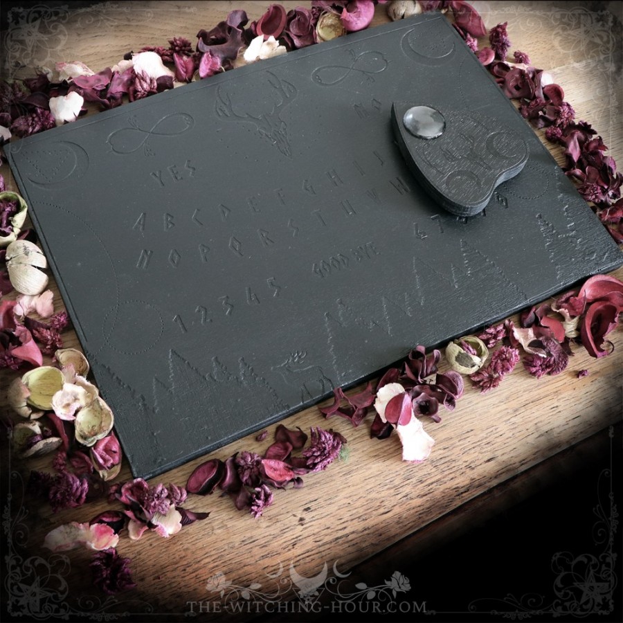 Black wooden ouija board "Cernunnos"