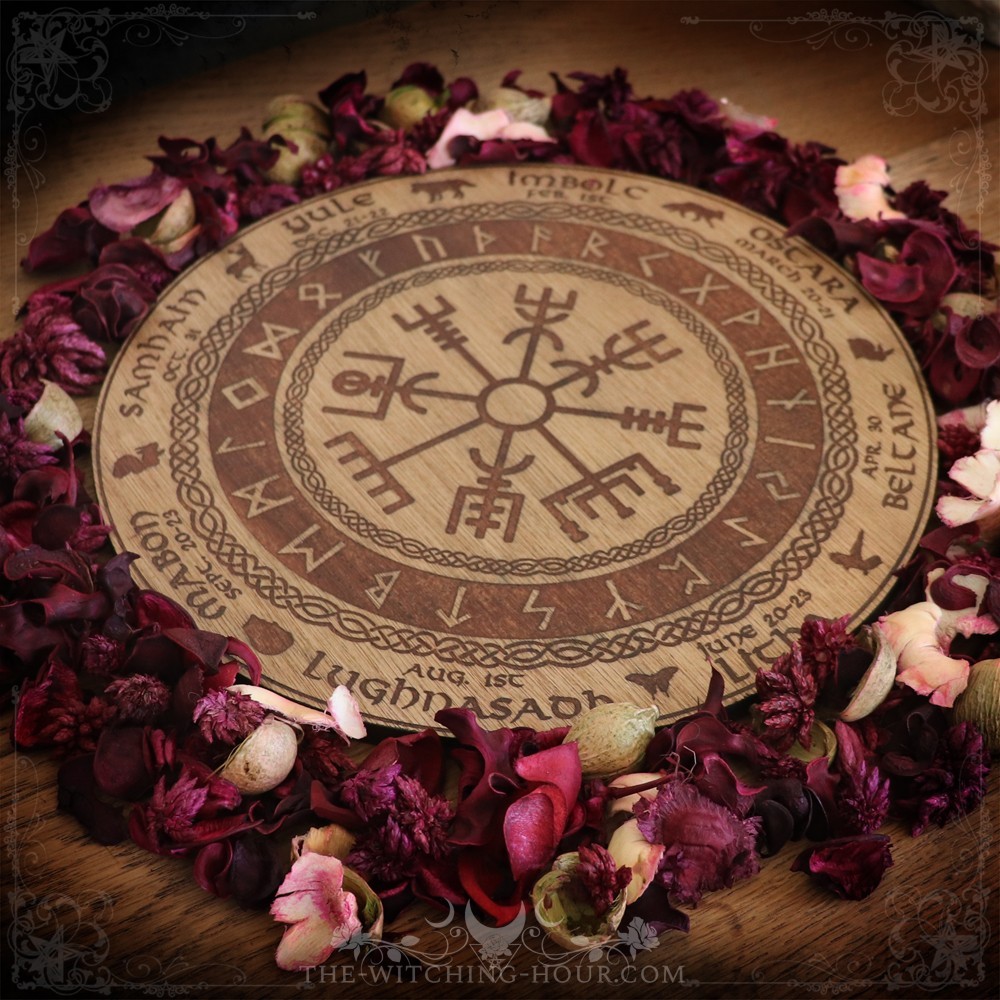 Wheel of the year "Vegvisir"