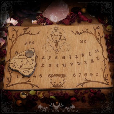 Planche ouija en bois "Samhain's Whispers"