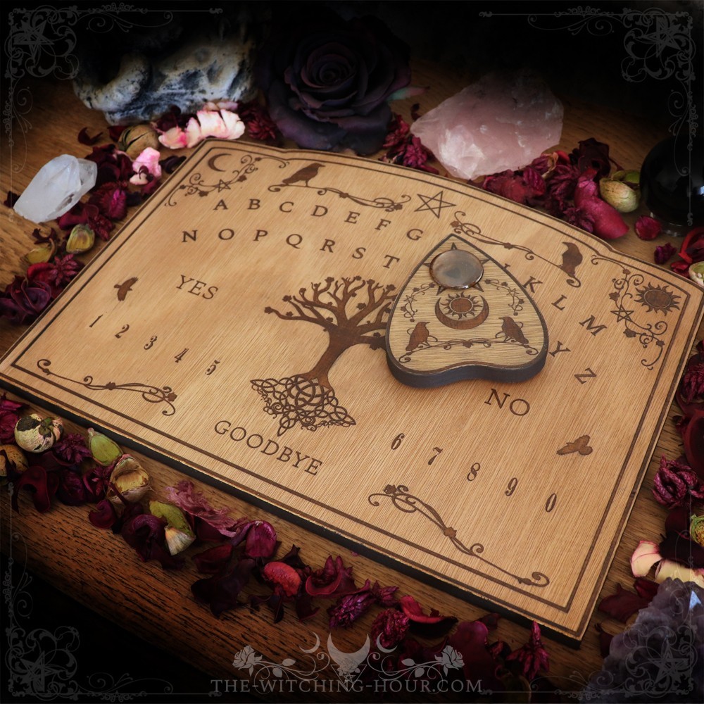 Planche ouija en bois Raven's Wisdom