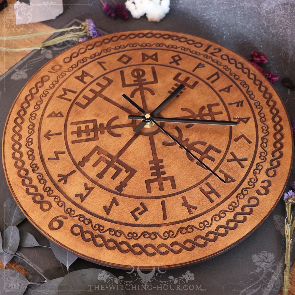 Vegvisir wall clock