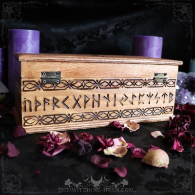 Viking wooden box