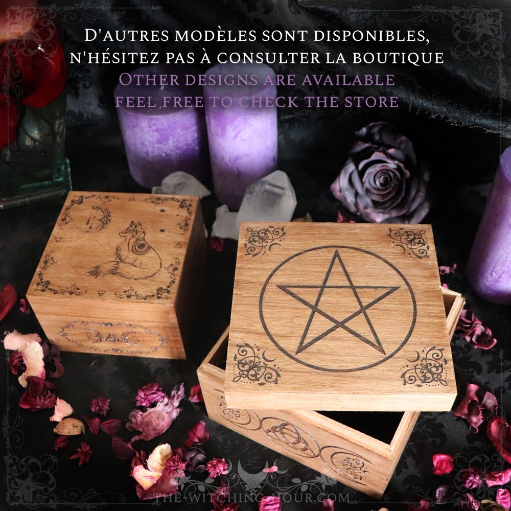 Pentagram wooden box