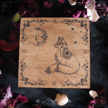 Small wooden box "Totem Fox"