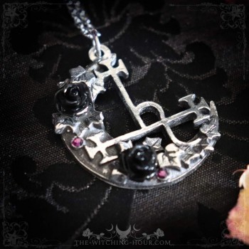 Lilith sigil pendant with roses