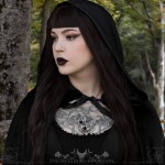 Lilith's sigil pendant with roses, occult necklace, witchy jewelry