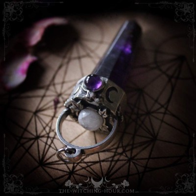 Amethyst point pendant