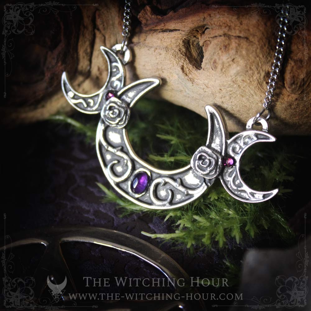 Collier triple lune