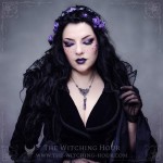 Gothic pentagram necklace inspired by Wicca and occultism