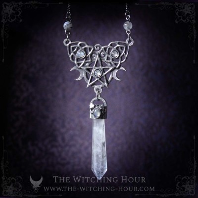 Collier pentagramme elfique "Yules's Moon"