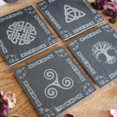 Celtic slate coasters