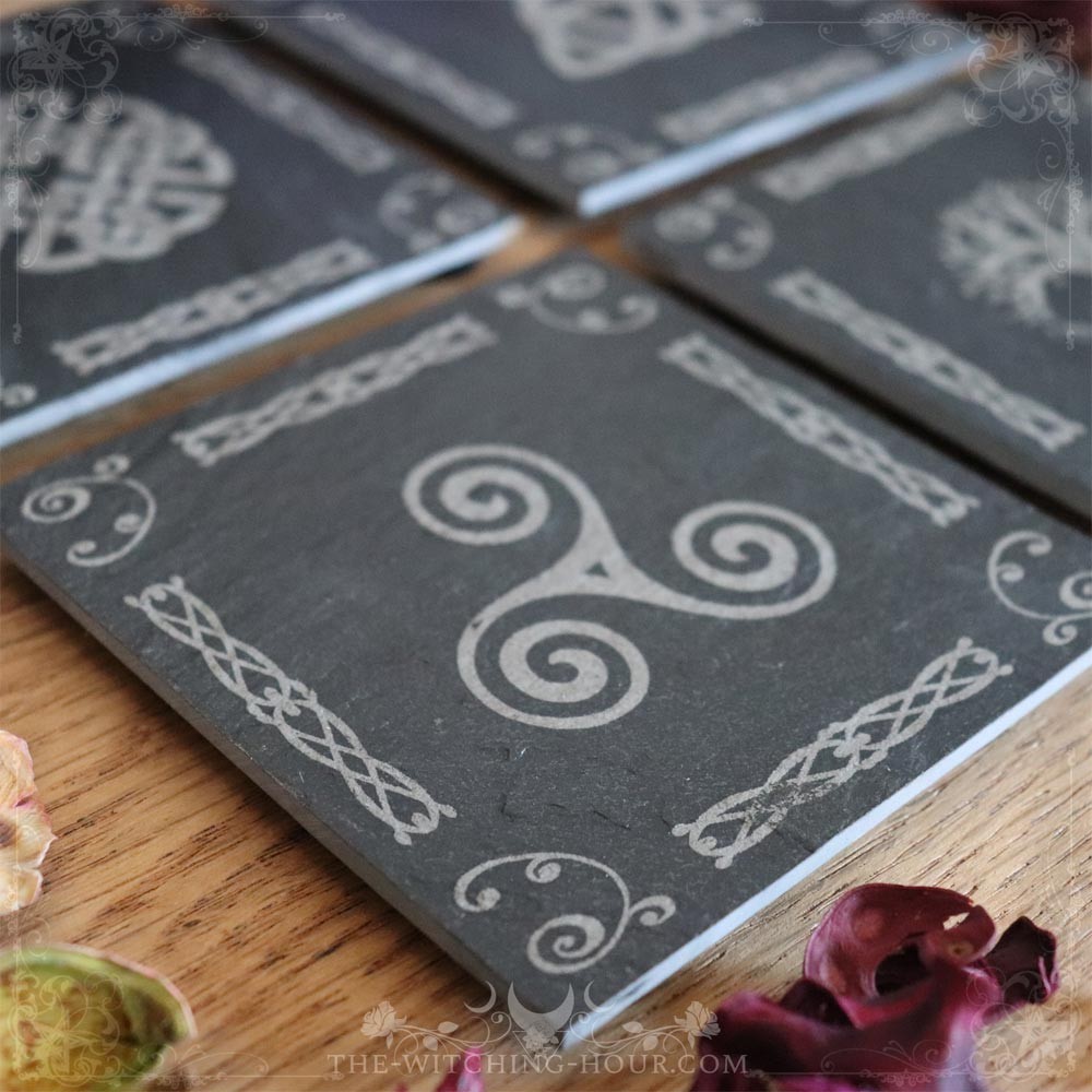 Celtic slate coasters