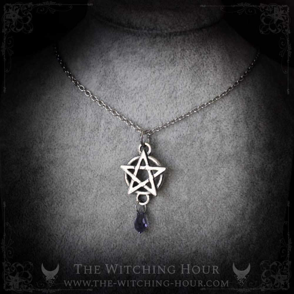 Pentagram necklace "Purple soul" Pentagram necklace "Purple soul"