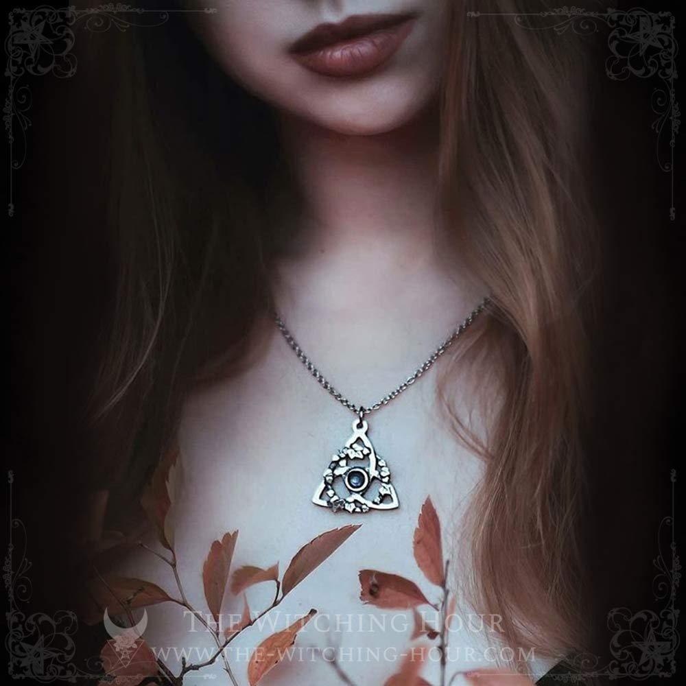 Pendentif triquetra améthyste