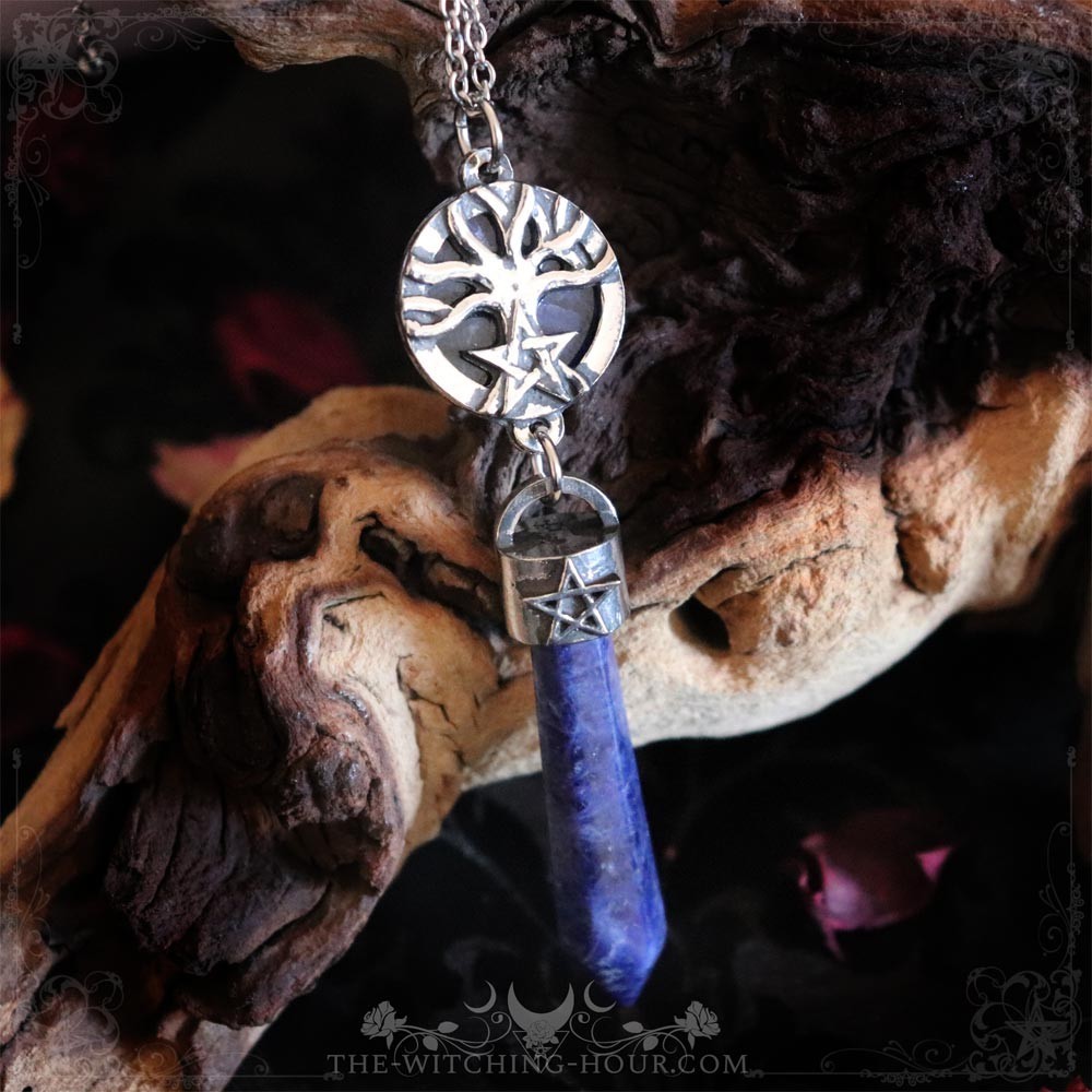 Tree of life pendulum necklace