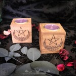 Bougeoir phalène et lune Bougeoir phalène et lune