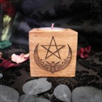 Bougeoir phalène et lune Bougeoir phalène et lune