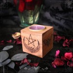 Bougeoir phalène et lune Bougeoir phalène et lune