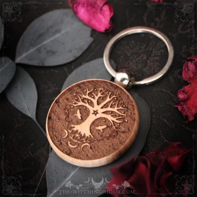 Porte-clef arbre de vie "Yggdrasil"