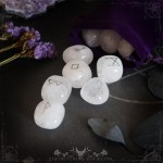 Handmade quartz runes set